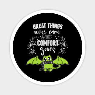 Great Things Comfort Zone Cute Cat Magnet